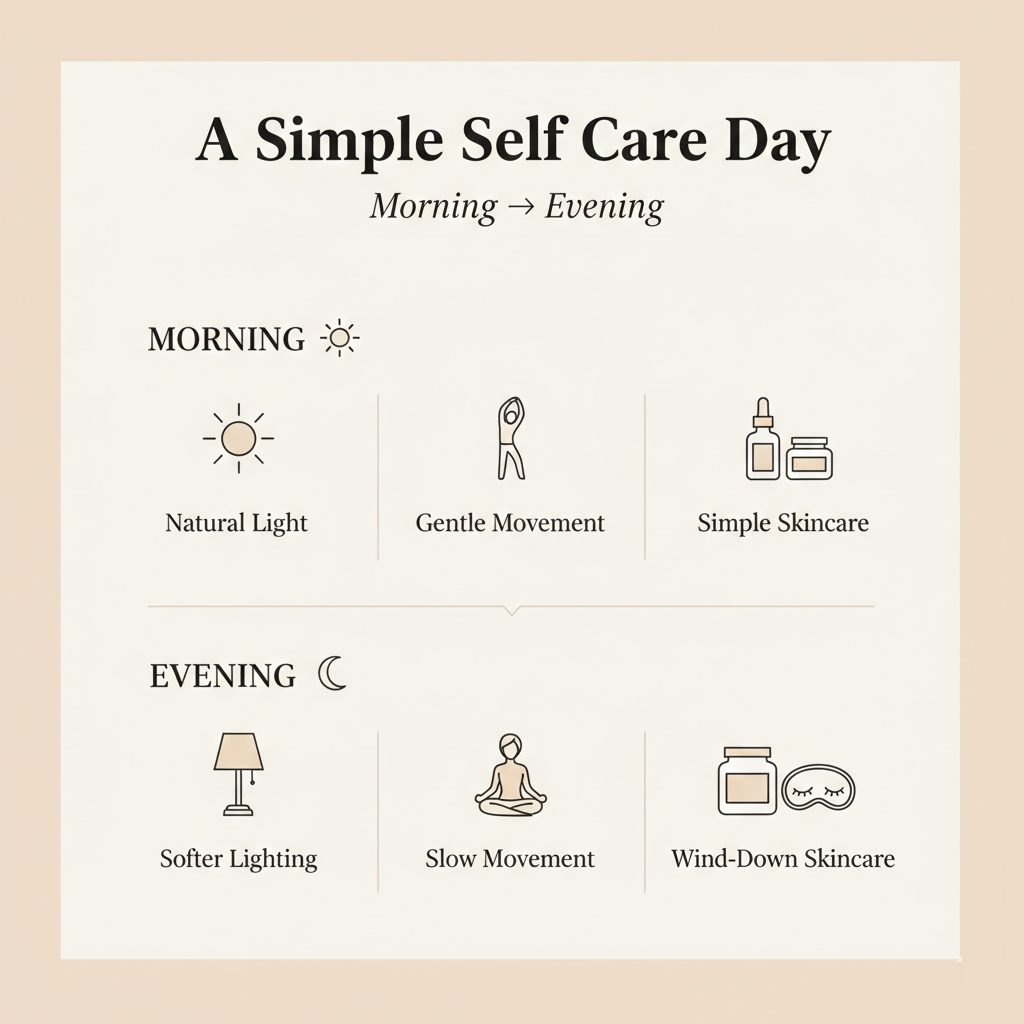 Self Care Tips That Actually Stick: Simple Morning & Evening ...